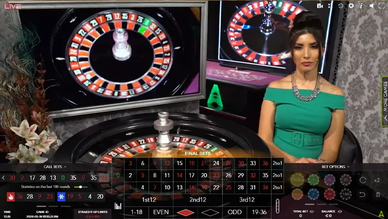 Roulette online
